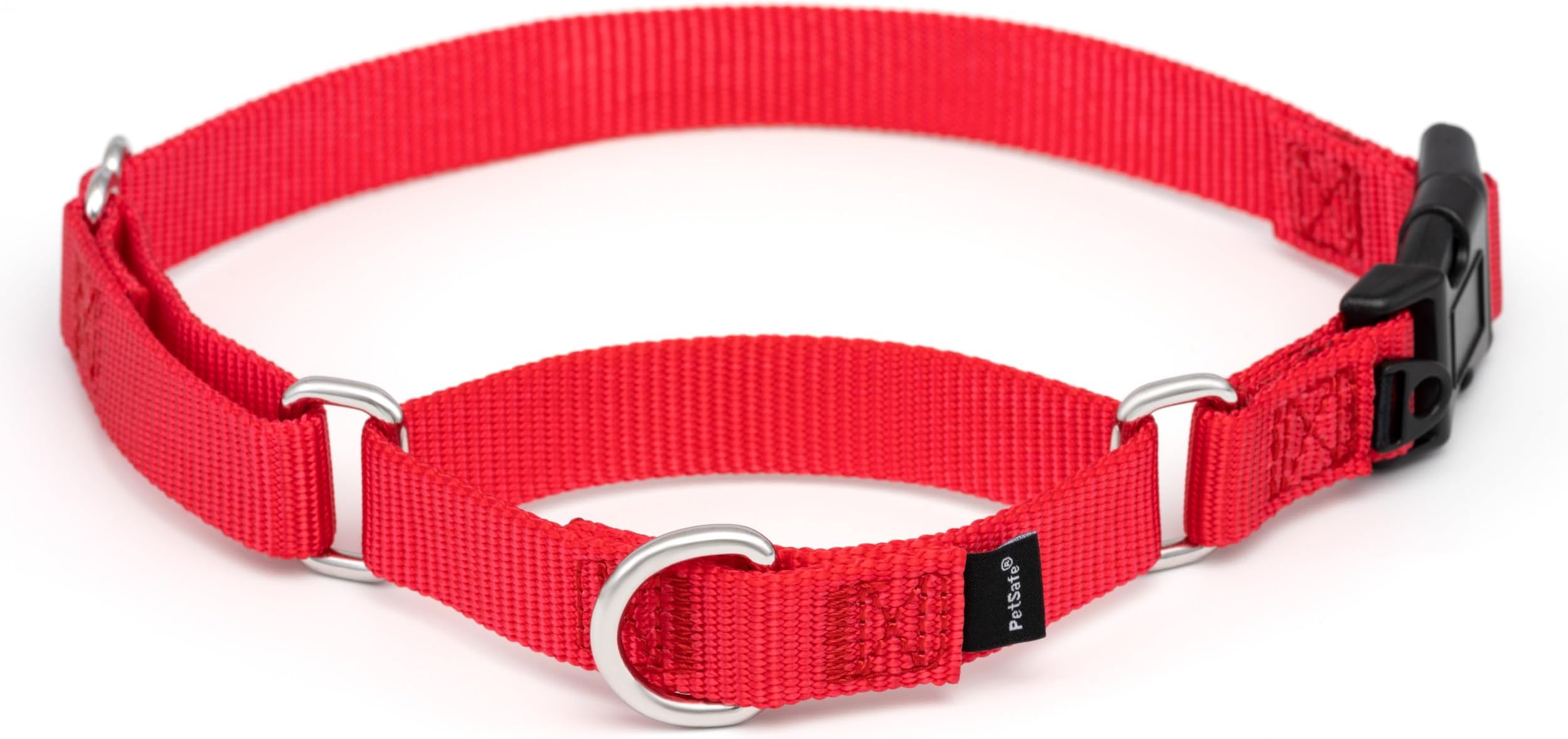 PetSafe Martingale Quick-Snap Dog Collar, Red, 1 in, Large
