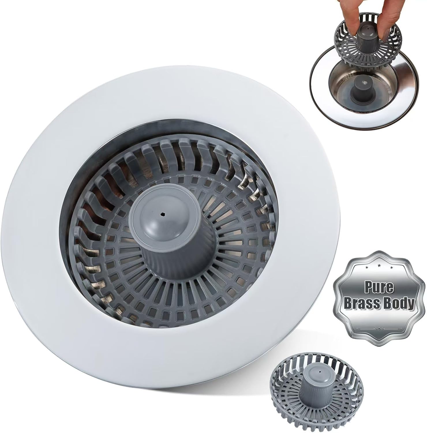 Kitchen Sink Drain Strainer – New Upgraded Kitchen Sink Sper with One