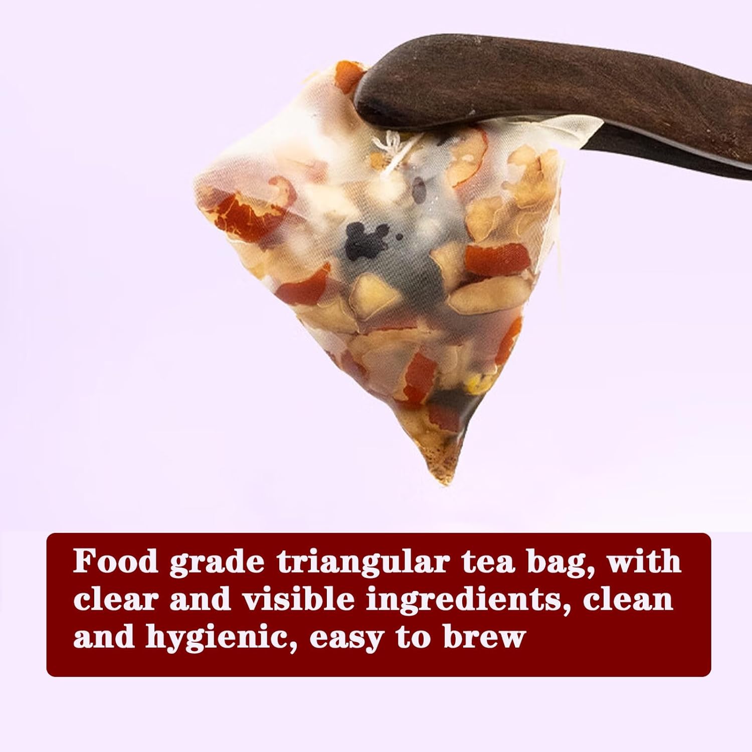 Sour Jujube Kernel Tea Poria Cocos Sleep Time Tea Supports a Good Night Sleep Nine Ingredients Natural Formula Chinese Herbal Tea Help Sleeping 酸枣仁 酸枣仁茯苓百合茶 安神助眠 8.8oz/250g 32bags - Image 3