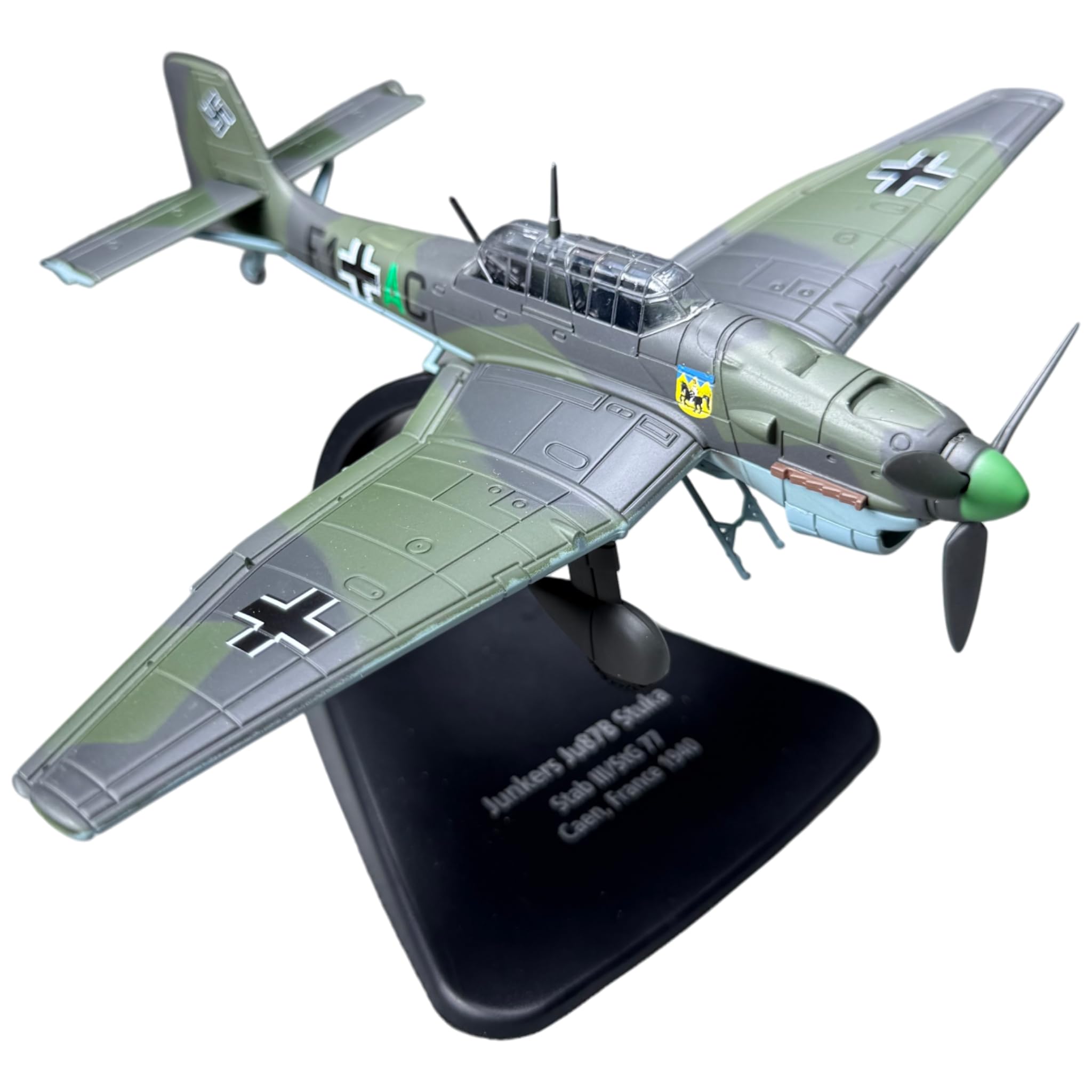 AirModels Junkers Ju 87B Stuka Diecast Aircraft Model 1/72 Scale Plane Toy Collectable Gift