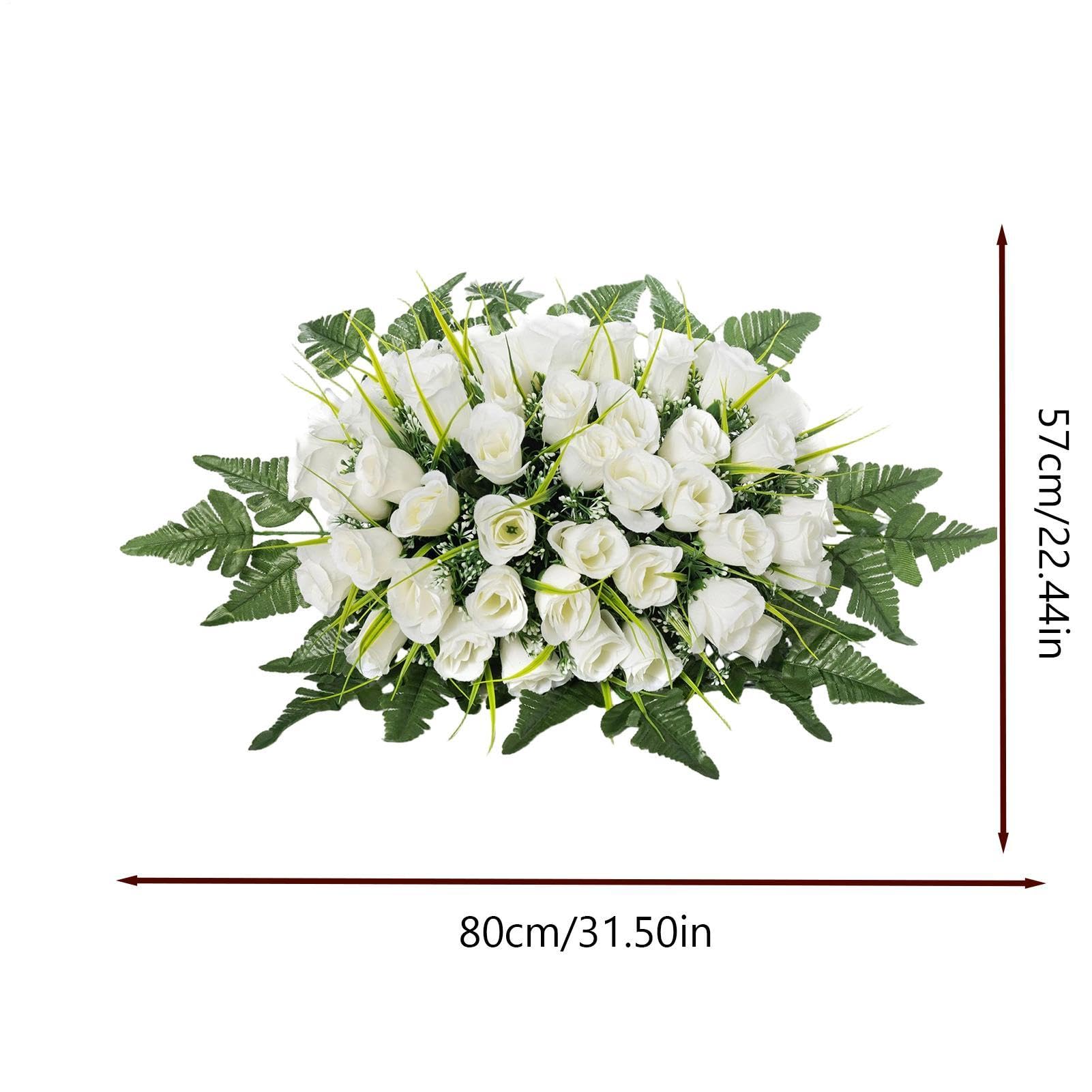 Selle De Fleurs Artificielles Pour Cimetière Imperméable et Réaliste