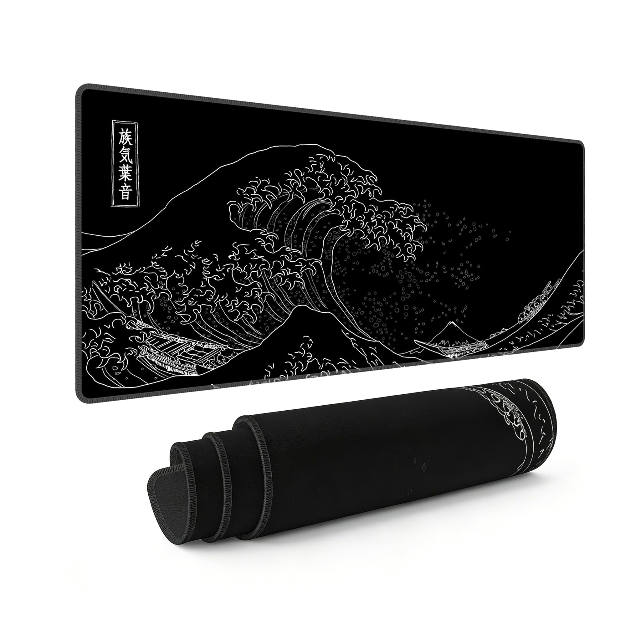 Amazon.com: The Great Wave Off Kanagawa Mouse Pad Large Anime