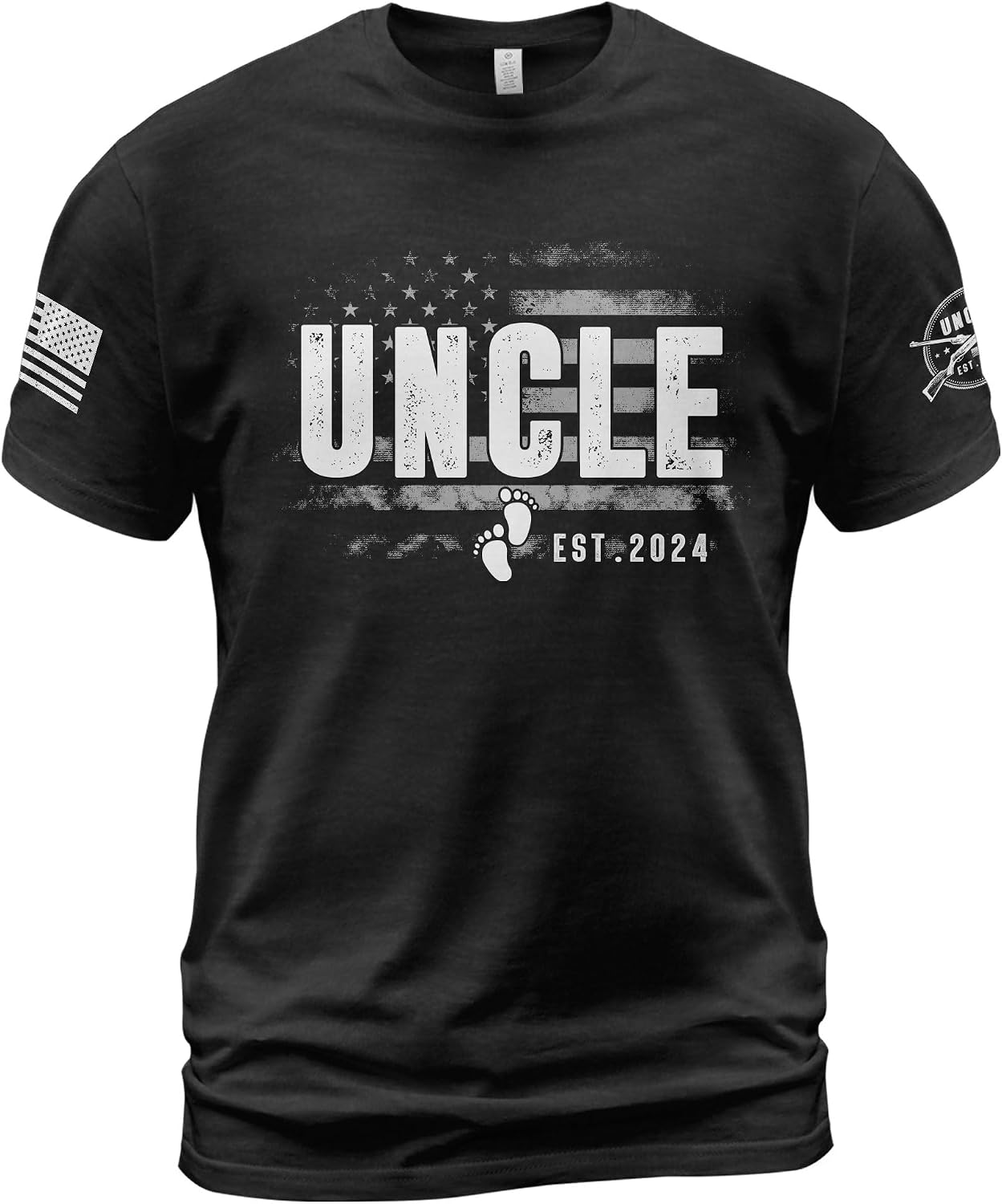 Custom Uncle Est 2024 Shirt, Promoted to Uncle 2024, New Uncle Shirts, Uncle to Be Shirts, Fathers Day Shirt