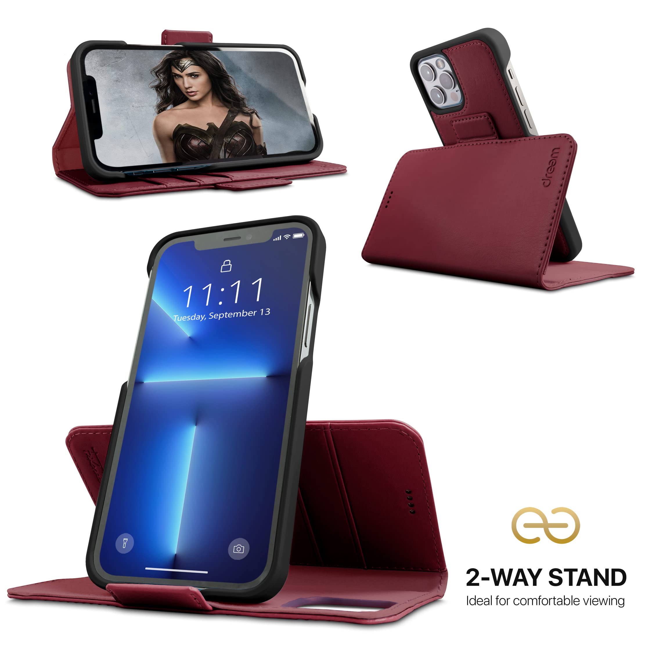 Amazon.co.jp: Dreem フィボナッチ（Fibonacci）2イン1 財布型ケース