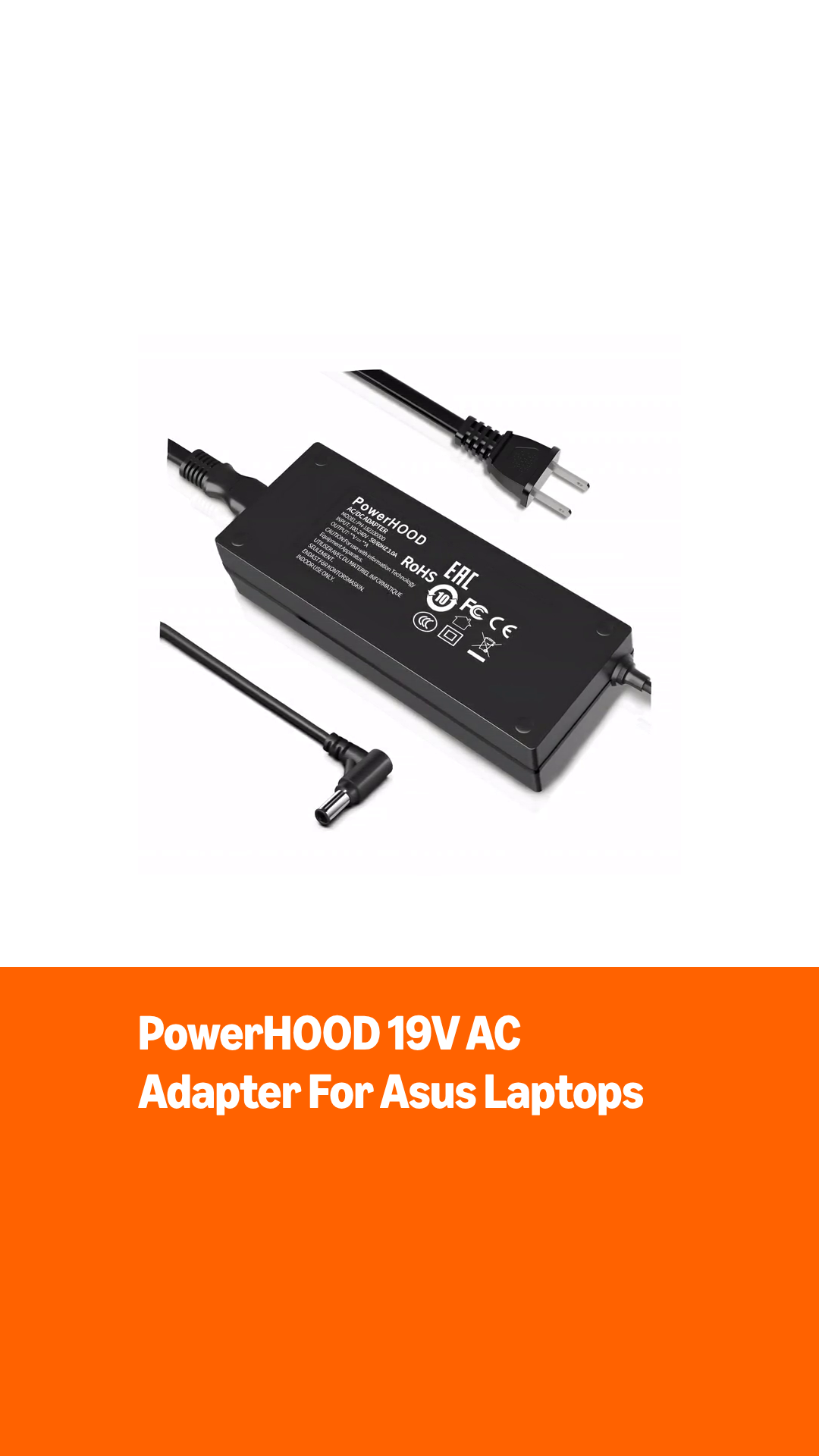 Amazon.com: PowerHOOD 19V Original AC Adapter Compatible with Asus