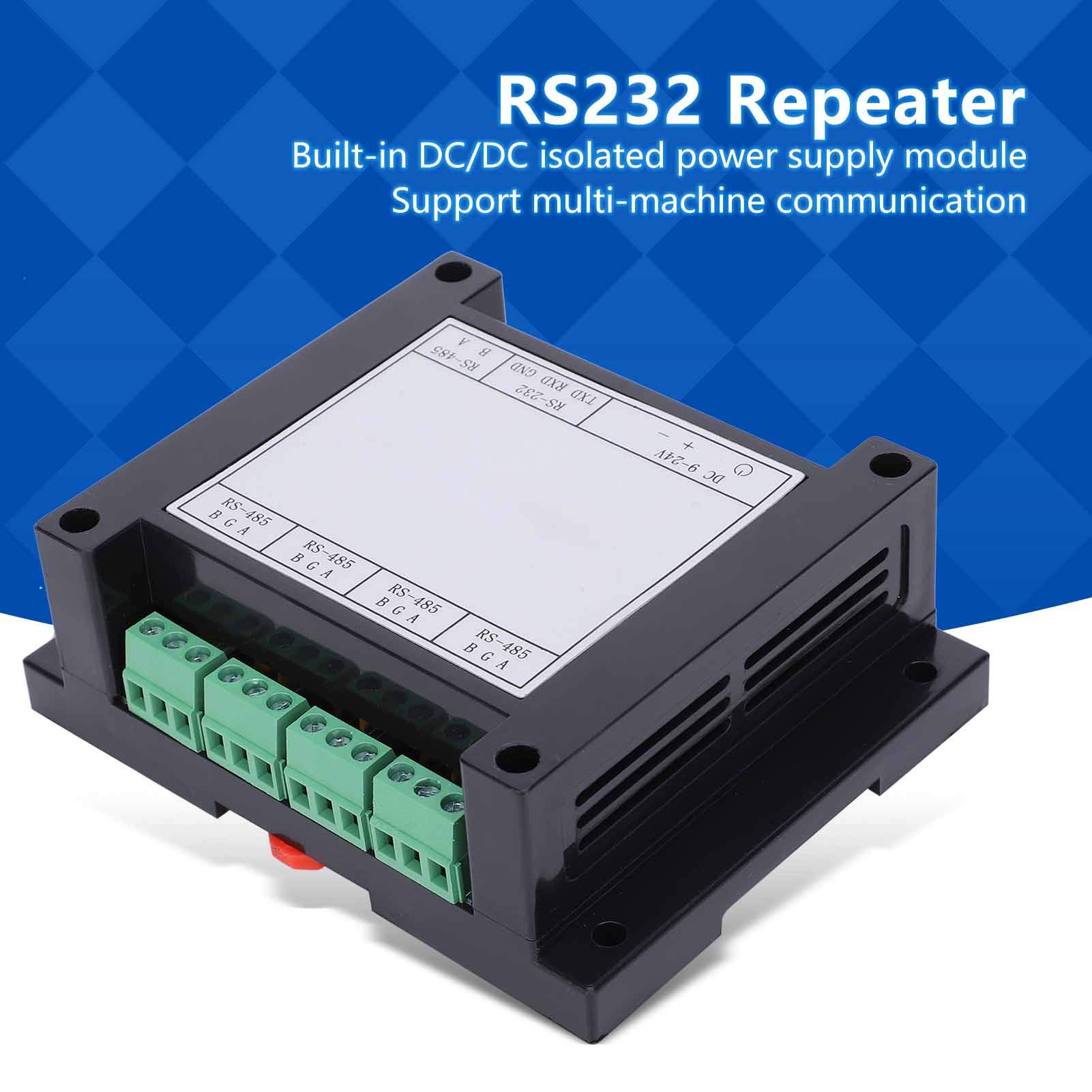 Wide Power Supply Range : This Repeater Supports A Wide Power Supply Range of Dc 9V-24V, Providing Flexibility and Compatibility with Various Power Sources Commonly Found in Industrial Settings