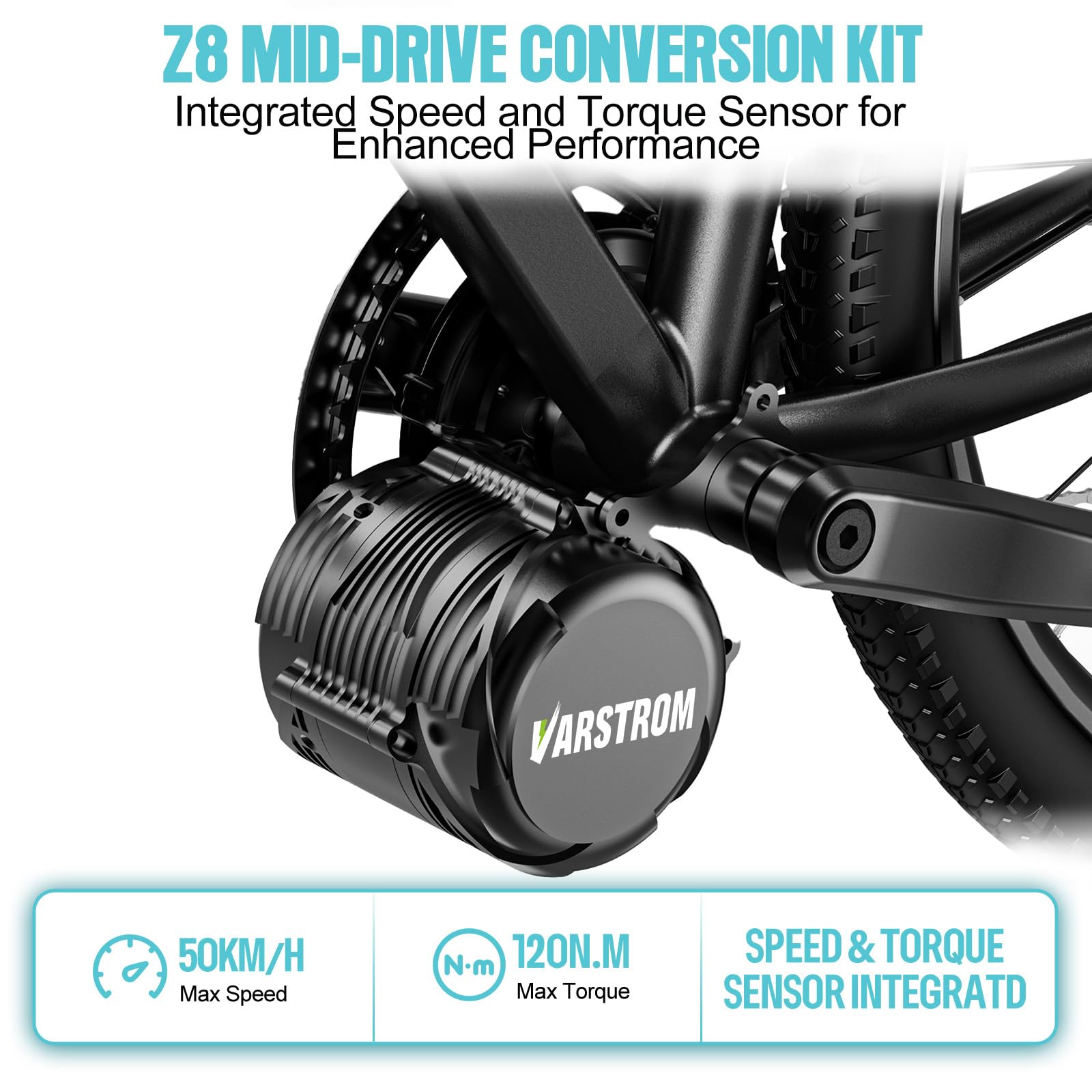 Amazon.com : Varstrom Tong-Sheng 48V 750W Mid Drive E-Bike