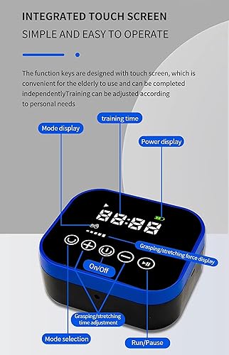 Miniatura 4 de Rehabilitation Robot Gloves Equipment for Stroke Recovery, Hand Strength Exercise, Adaptive Training Hemiplegic Finger with USB Chargeable