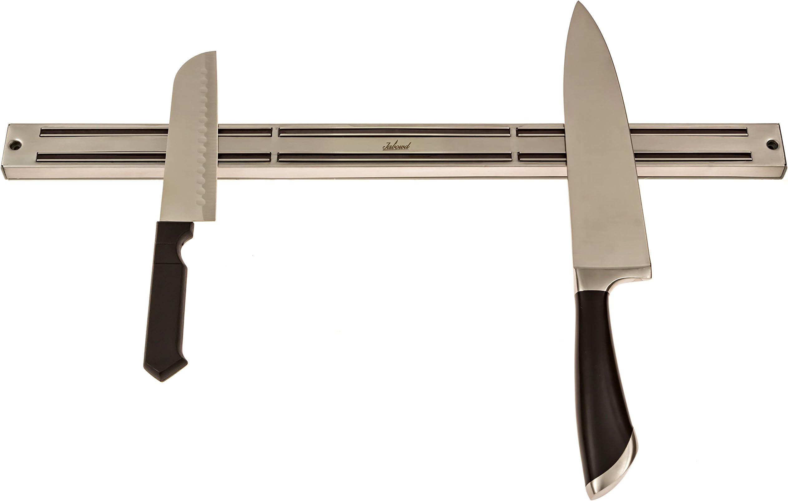 Stainless Steel Magnetic Knife Holder (19.5 inch), Magnetic Knife Rack, Magnetic Knife Block, Magnetic Tool Bar, Magnetic Knife Strip Organizer, Superior Magnetic Strength, Hardware Included
