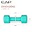 CAP Barbell Neoprene Dumbbell Weights, 9 lb Pair, Mint
