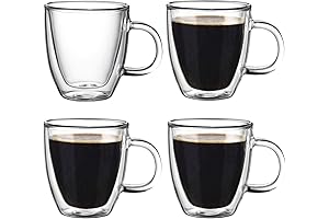 YUNCANG Espresso Glass Cups: Amplify Your Coffee Experience