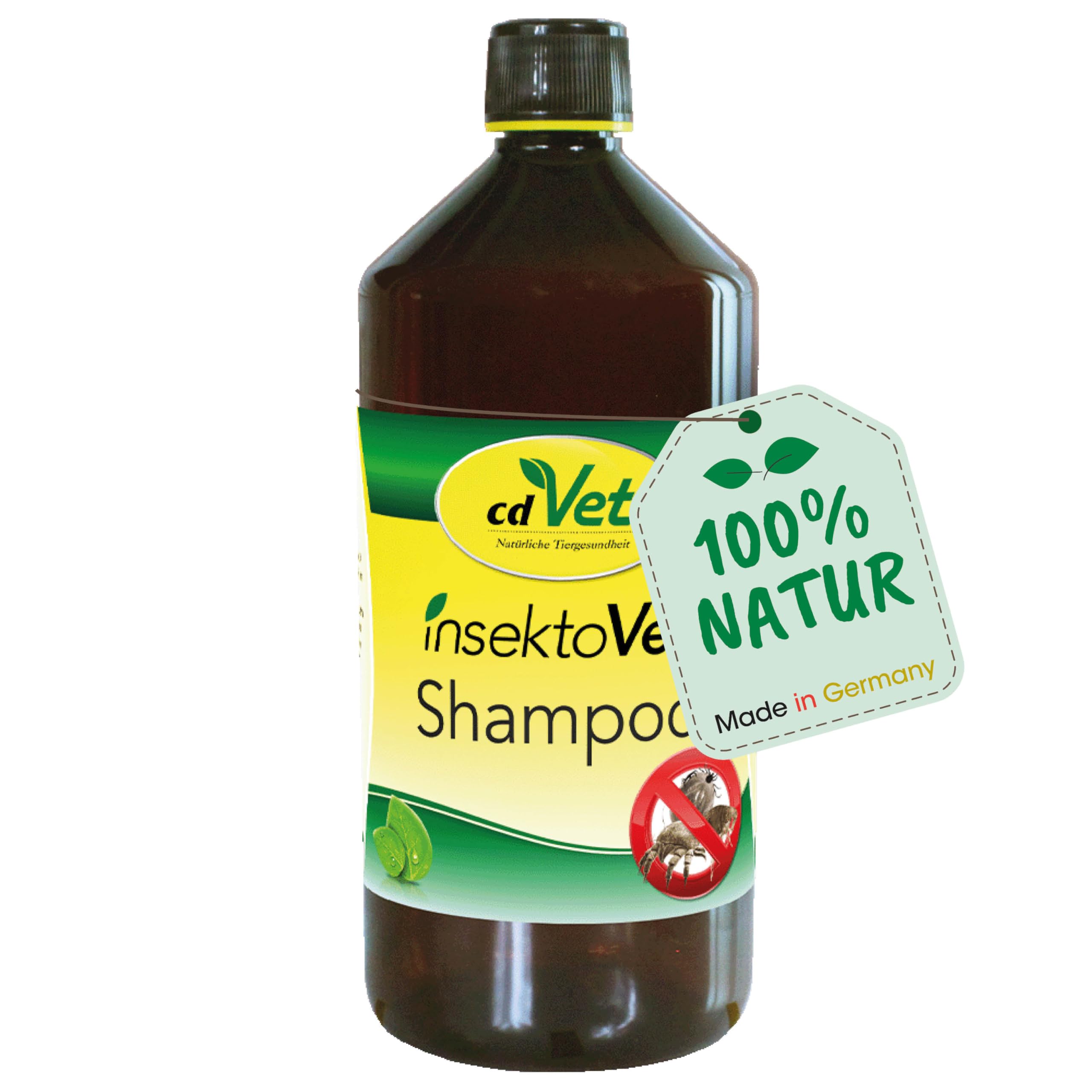 cdVet insektoVet Shampoo schützender Repellent Insektenschutz für Hund und Katze – effektive und wohlriechende Fellpflege