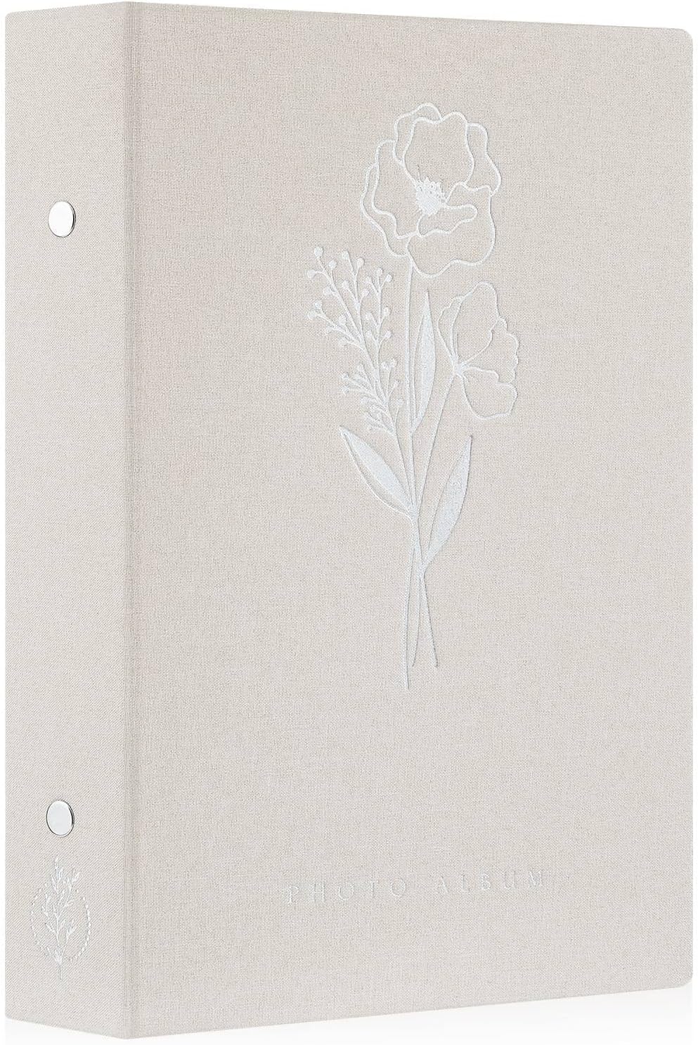 Lanpn Photo Album 6x4 Slip in, Linen 300 Pockets Photo Albums Holds Landscape Only 10x15cm Picture Beige