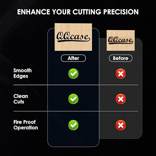 Miniatura 7 de QQCASE Mesa de trabajo de nido de abeja, cama láser de panal de acero para grabador láser de CO2 o diodomáquina de corte, panel de trabajo de panal
