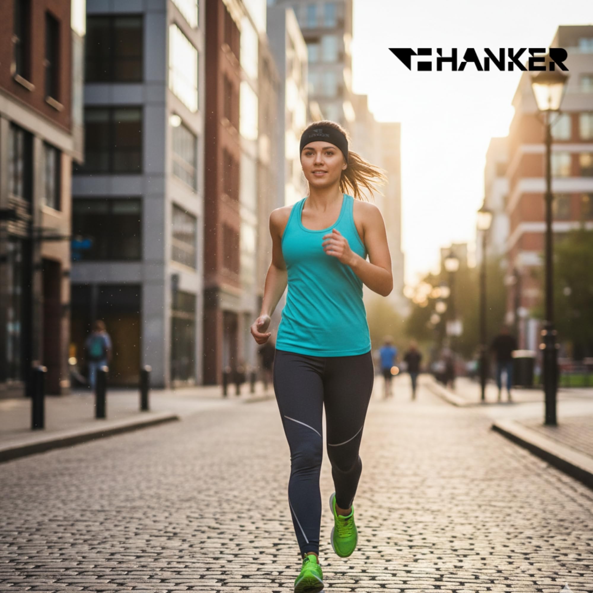 Cinta Pelo Headband Deporte Unisex Transpirable y Antideslizante Diadema Deportiva Ligera para Running Fitness y Trail