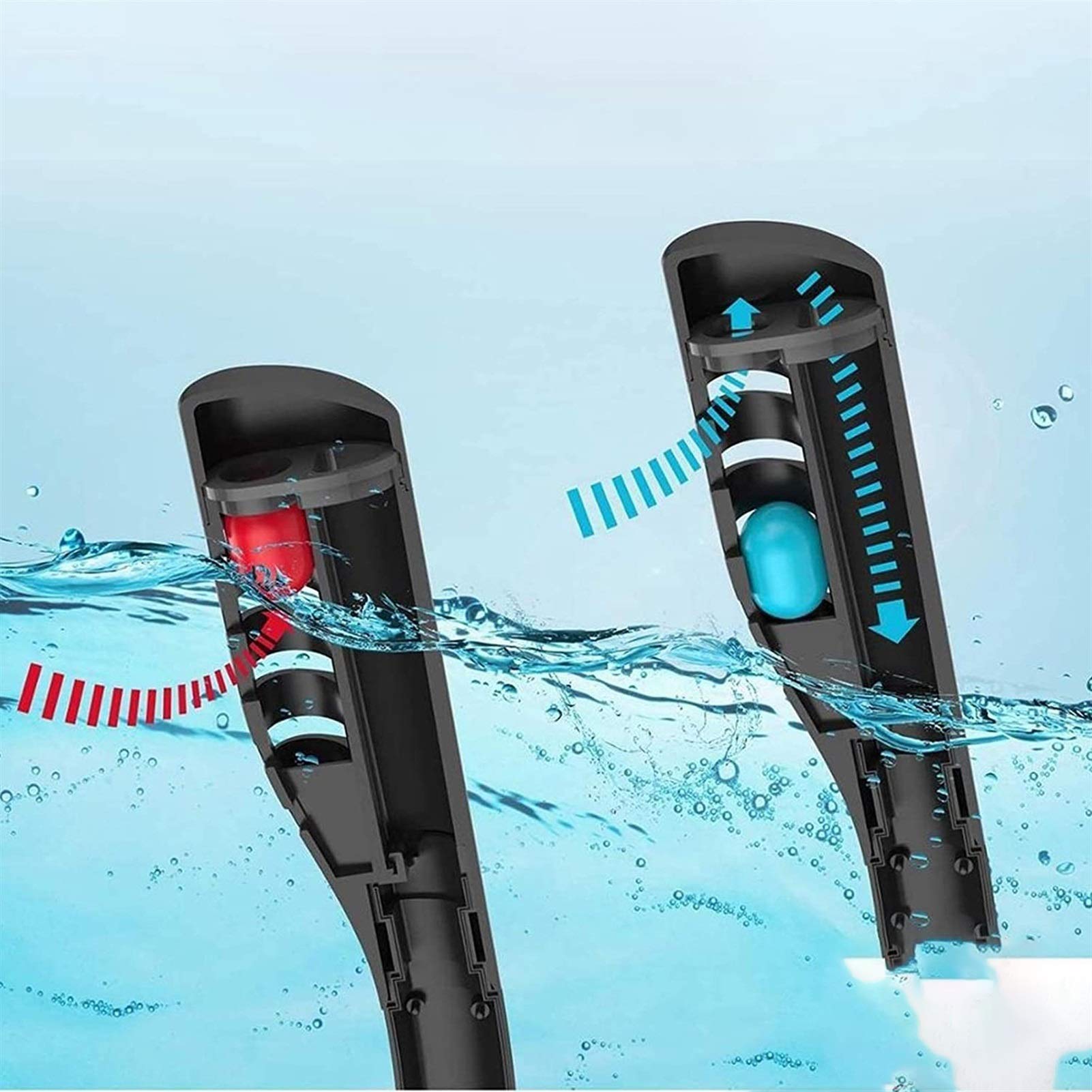 Masque de plongée sous-Marine Masque intégral de plongée avec Tuba Masque de plongée sous-Marine Anti-buée pour la Natation Plongée sous-Marine/Noir