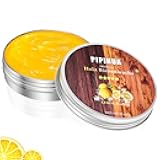 PIPIHUA Beeswax Polish and Conditioner for Wood Furniture - Waterproof & Restorer Wood Wax, Multipurpose Beeswax Furniture Polish and Cleaner for All Types and Colours, Lemon(100g with Sponge)