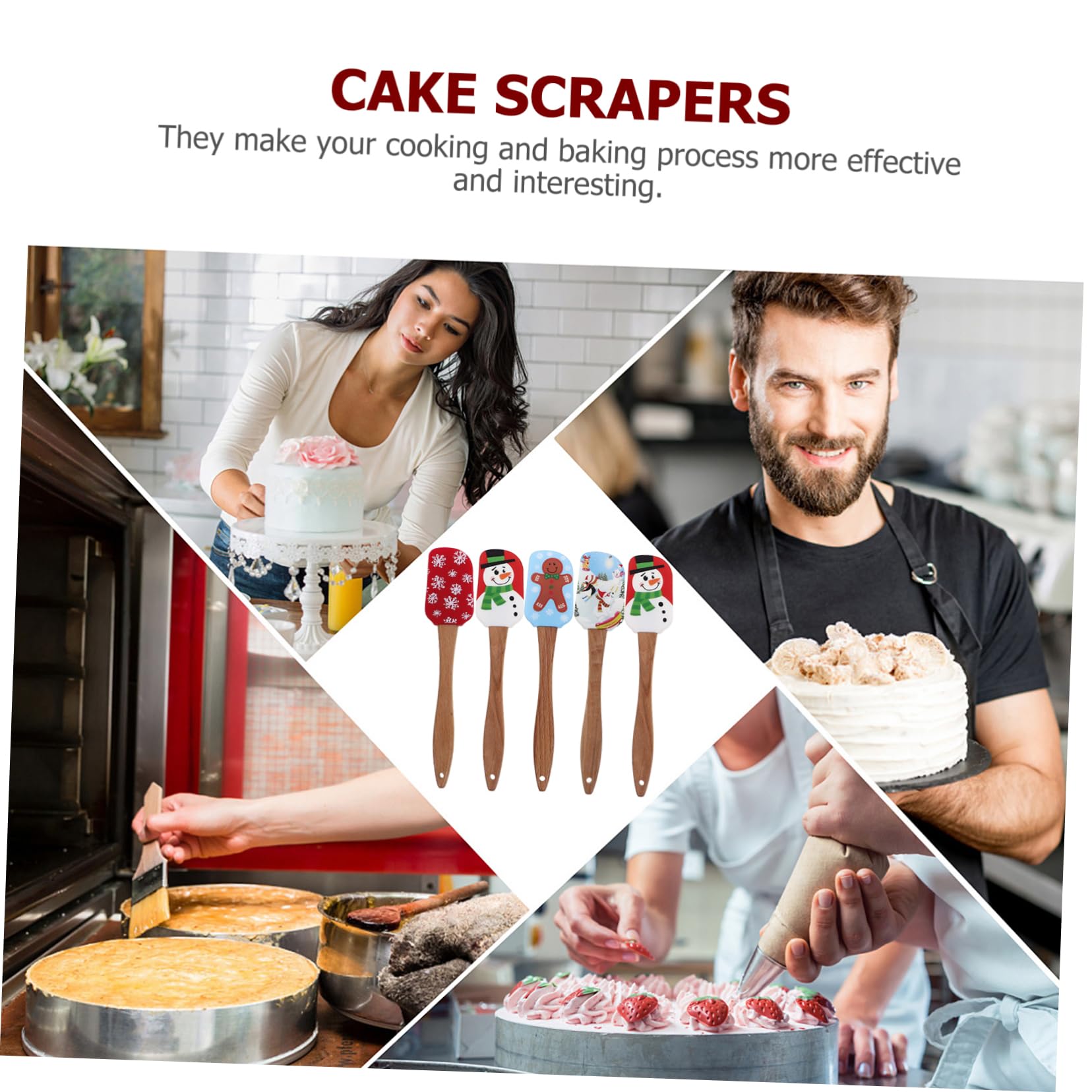 LABRIMP 20stücke Teiliges Teigschaber Für Backen Hitzebeständige Und Flexible Backutensilien Für Hausgebrauch Und Professionelle Bäckereien Rühren Und Verstreichen Von Cremes