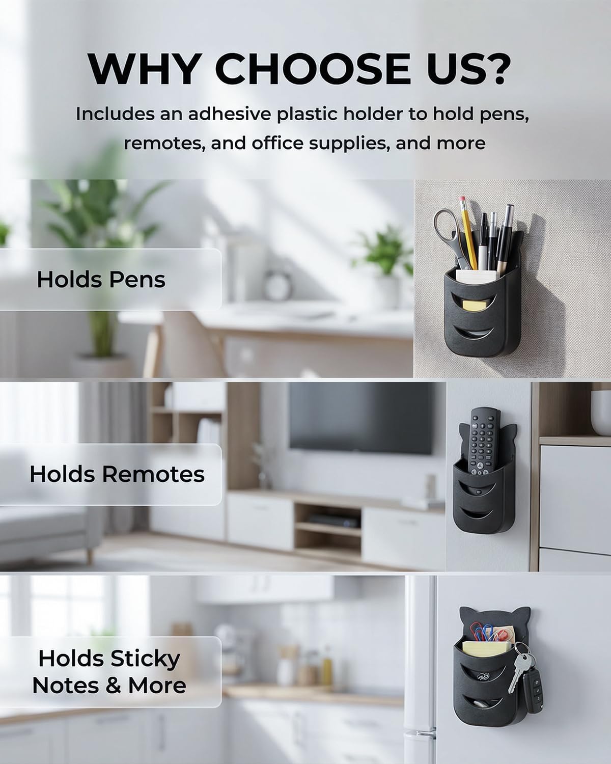 Adjustable Magnetic Monitor VESA Mount for 13" to 34" Portable Monitor Pegboard Mount for Metal Surface with Handle Hold Up to 22LBS 75x75 or 100x100 VESA Monitor Mounting Bracket with Pen Holder