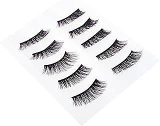Long Dense False Eyelashes Clusters Hard Stem...