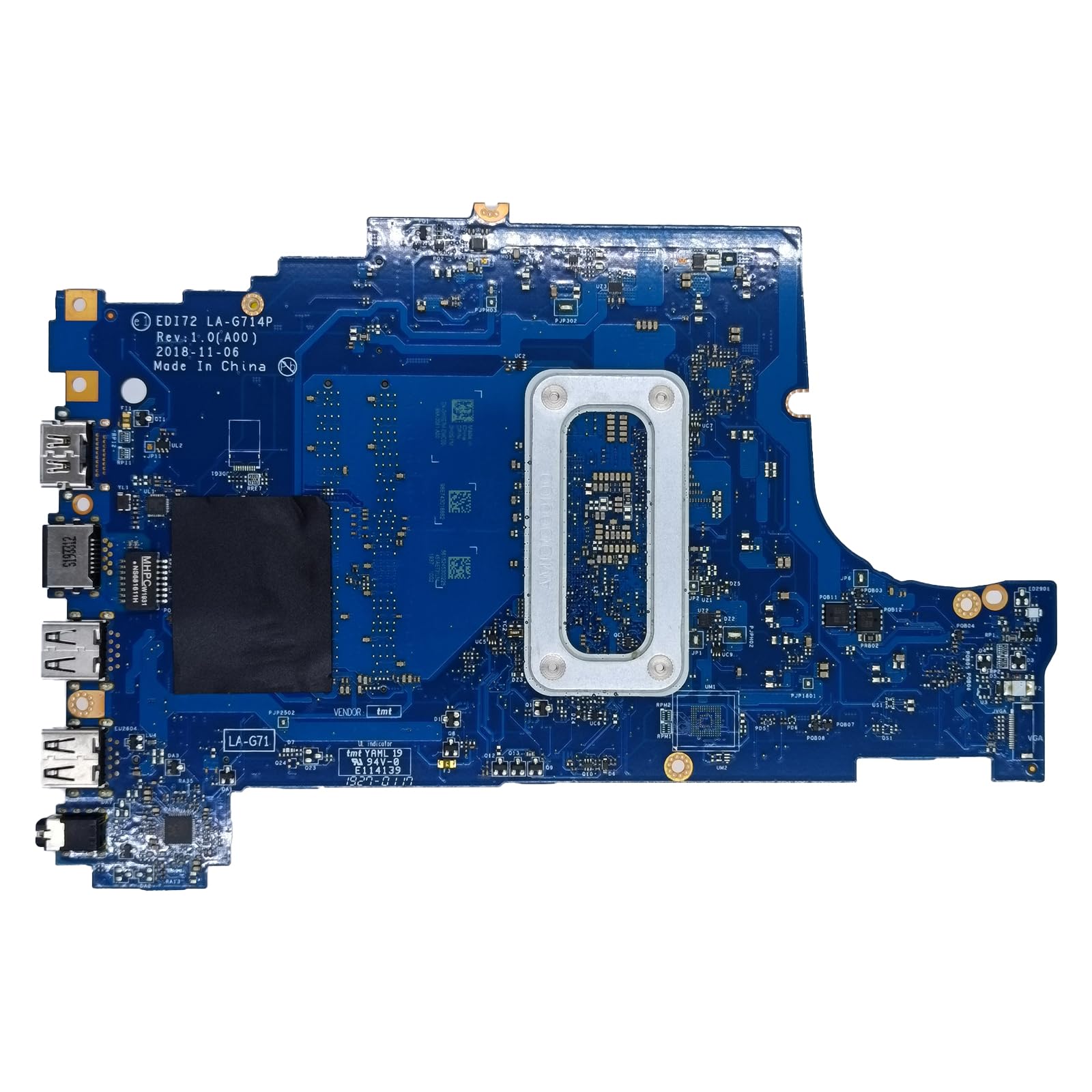 Laptop Motherboard Dell Inspiron 15-5559 5559 LA-D071P Mainboard CN 0nwt95 0mwt95 Mwt95 Sr2eu I3 6100u 100 Working