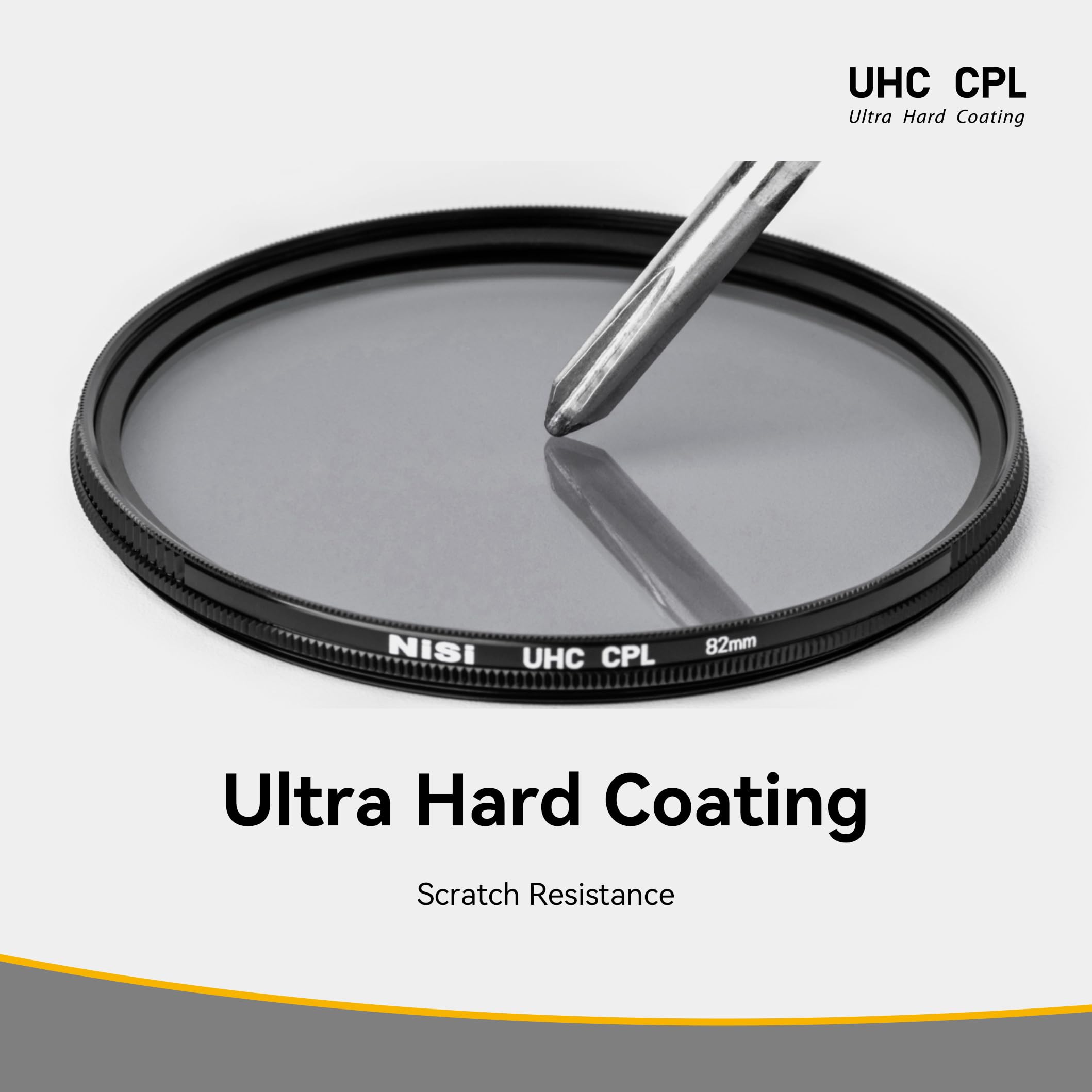 NiSi UHC CPL Filter 86mm Zirkularer Polfilter mit Ultra-Hard-Coating Polarisationsfilter Polarizer