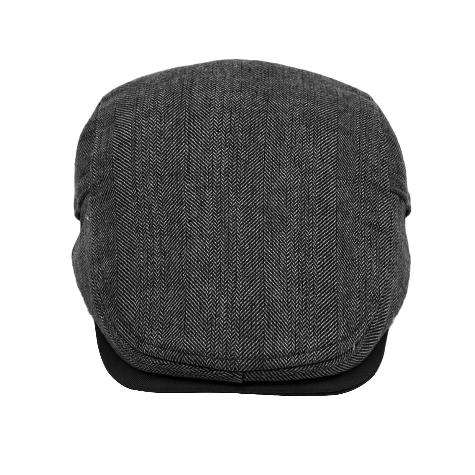 meioro męska czapka bawełniana, czapka z motywem Herringbone Tweed Newsboy, regulowana czapka z mieszanki wełny, czapka, czapka Gatsby, Cabbie, Ivy Caps, regulowana czapka, styl Gatsby, czapka z