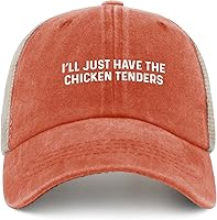 Vista 40 de I’ll Just Have The Chicken Tenders Trucker Hat Women Vintage Mesh Cap for Summer