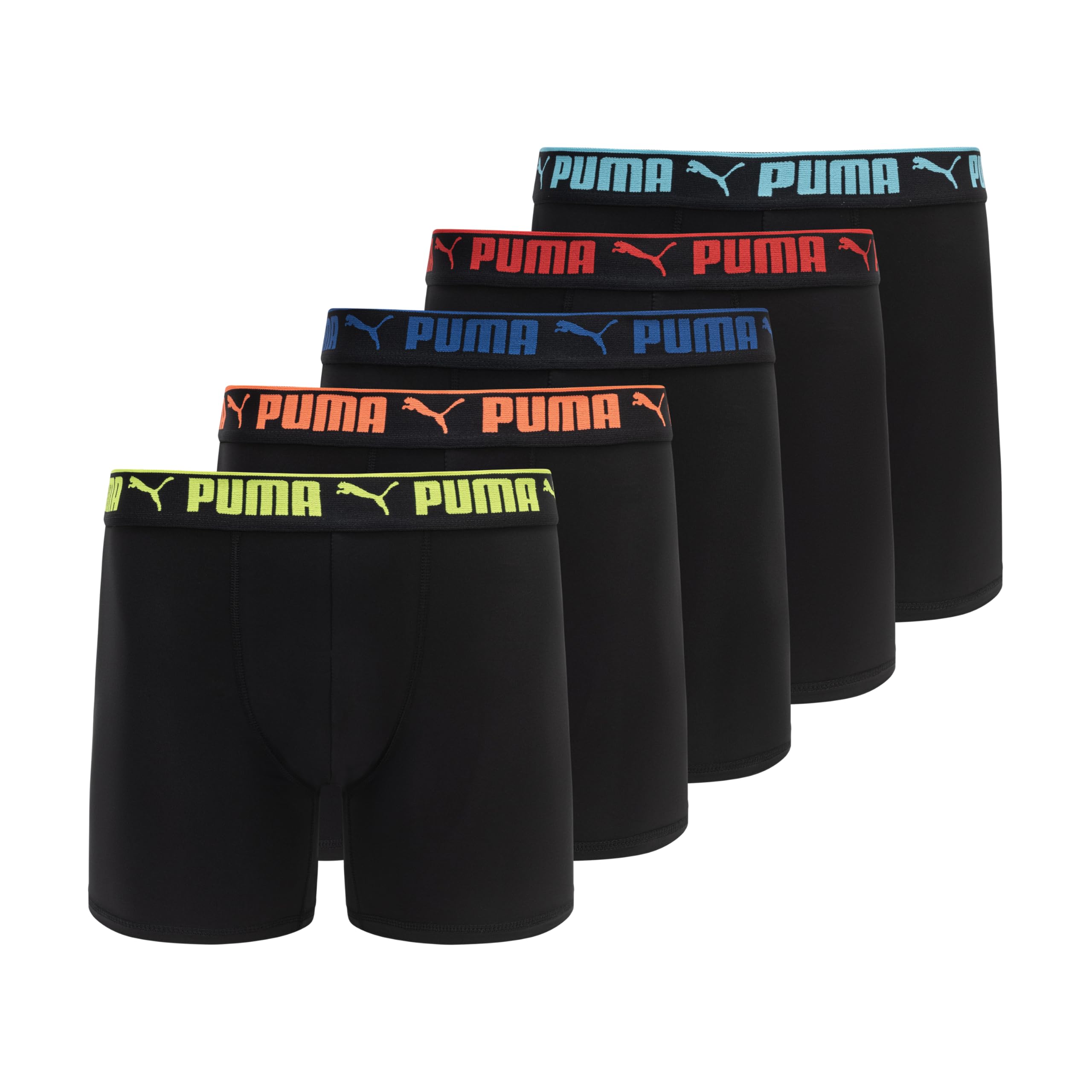 PUMA Krótkie bokserki Mężczyźni 5 Pack Performance Boxer Briefs