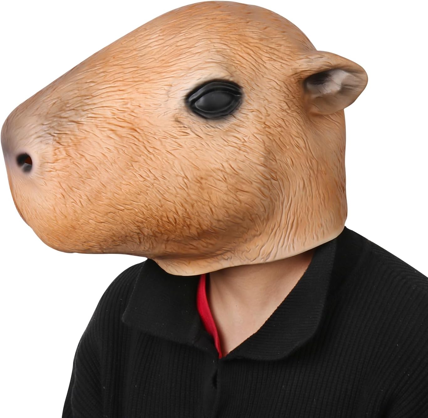 Capybara Costume Mask Funny Animal Head for Halloween Party Cosplay - Image 4