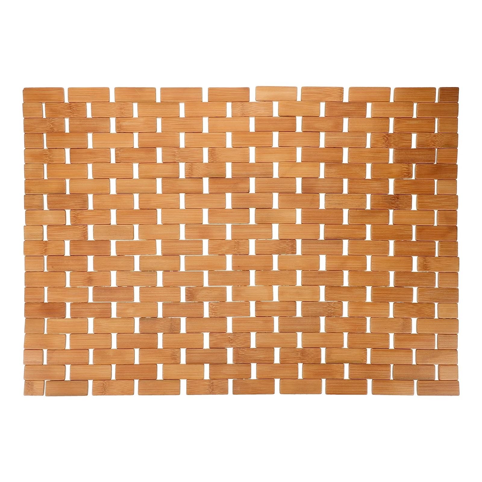 Alfombrilla de baño de Madera Alfombra de baño Piso Ducha Antideslizante | Bañera Baño Antideslizante Cuadrado Habitación Minimalista Dormitorio