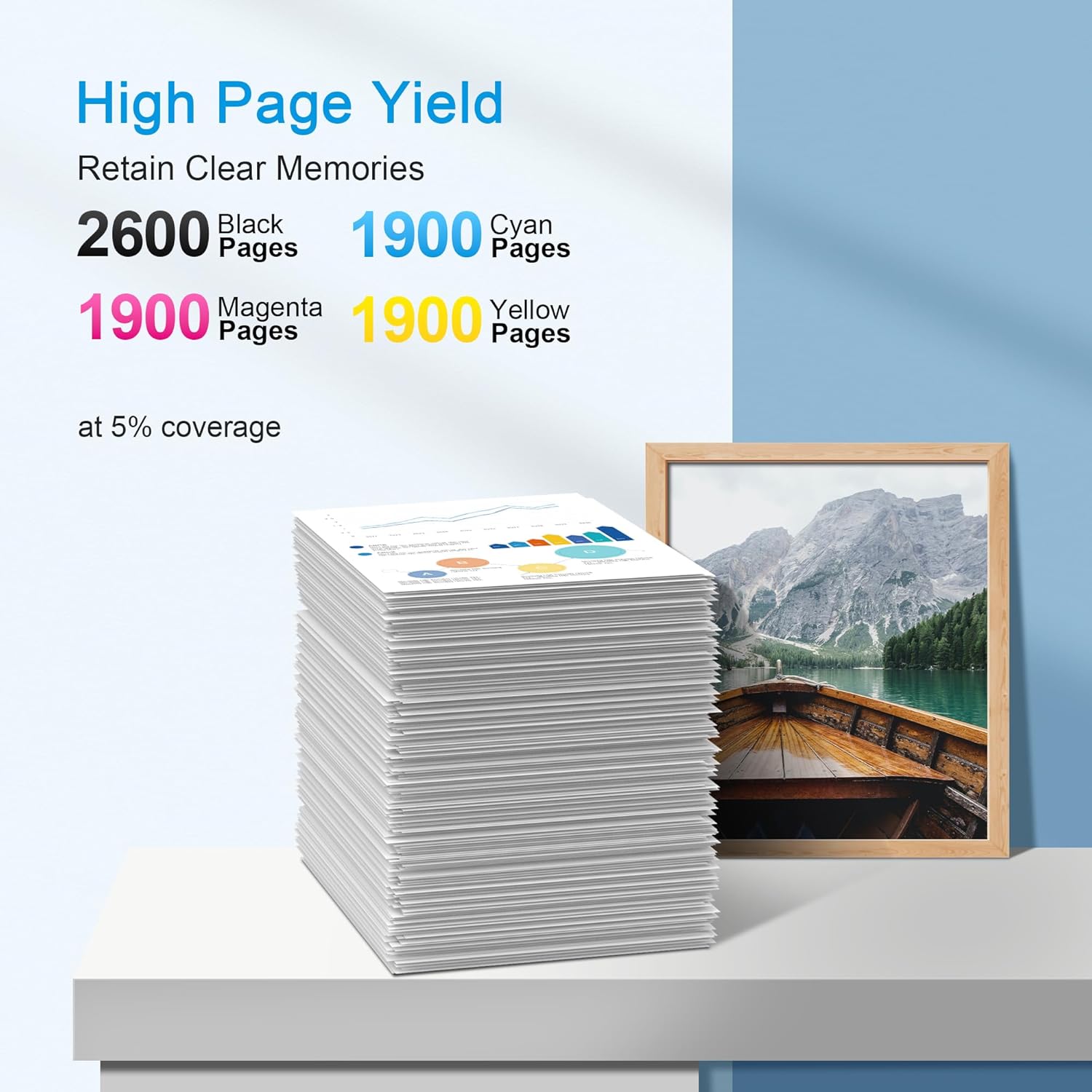 802XL High Capacity Remanufactured Replacement for Epson 802 Ink Cartridges 802 XL T802 T802XL for Workforce Pro WF-4730 WF-4740 WF-4720 WF-4734 EC-4020 EC-4030 (4 Pack, Black Cyan Magenta Yellow)