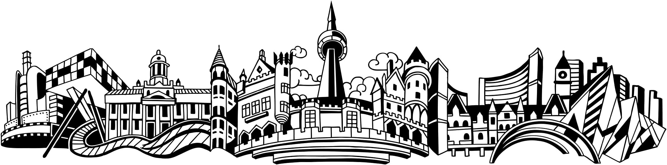 XXL Line X0128R70 Into Toronto Stickers