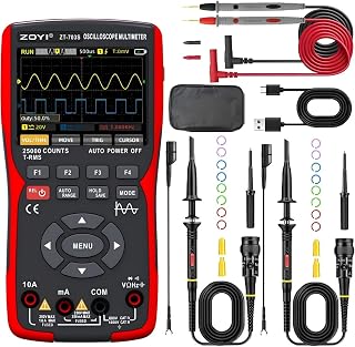 ZOYI ZT-703S 3-in-1 Handheld Oscilloscope 50MHz Dual Channel Multimeter Signal Generator Automotive Tester