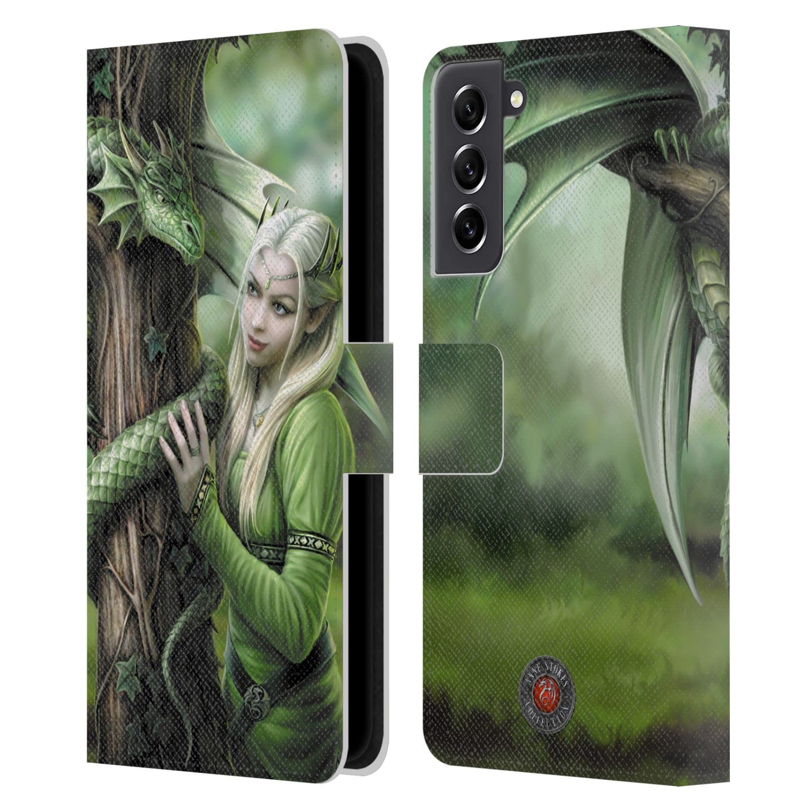 Funda de cuero tipo libro Samsung Galaxy S21 FE 5G 7