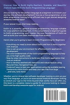 Kotlin Programming for Beginners: An Introduction to Learn the Kotlin Programming Language with Tutorials and Hands-On Examples
