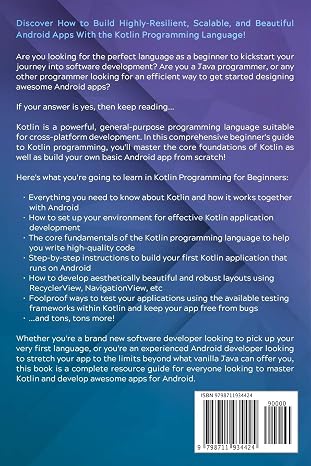Kotlin Programming for Beginners: An Introduction to Learn the Kotlin Programming Language with Tutorials and Hands-On Examples