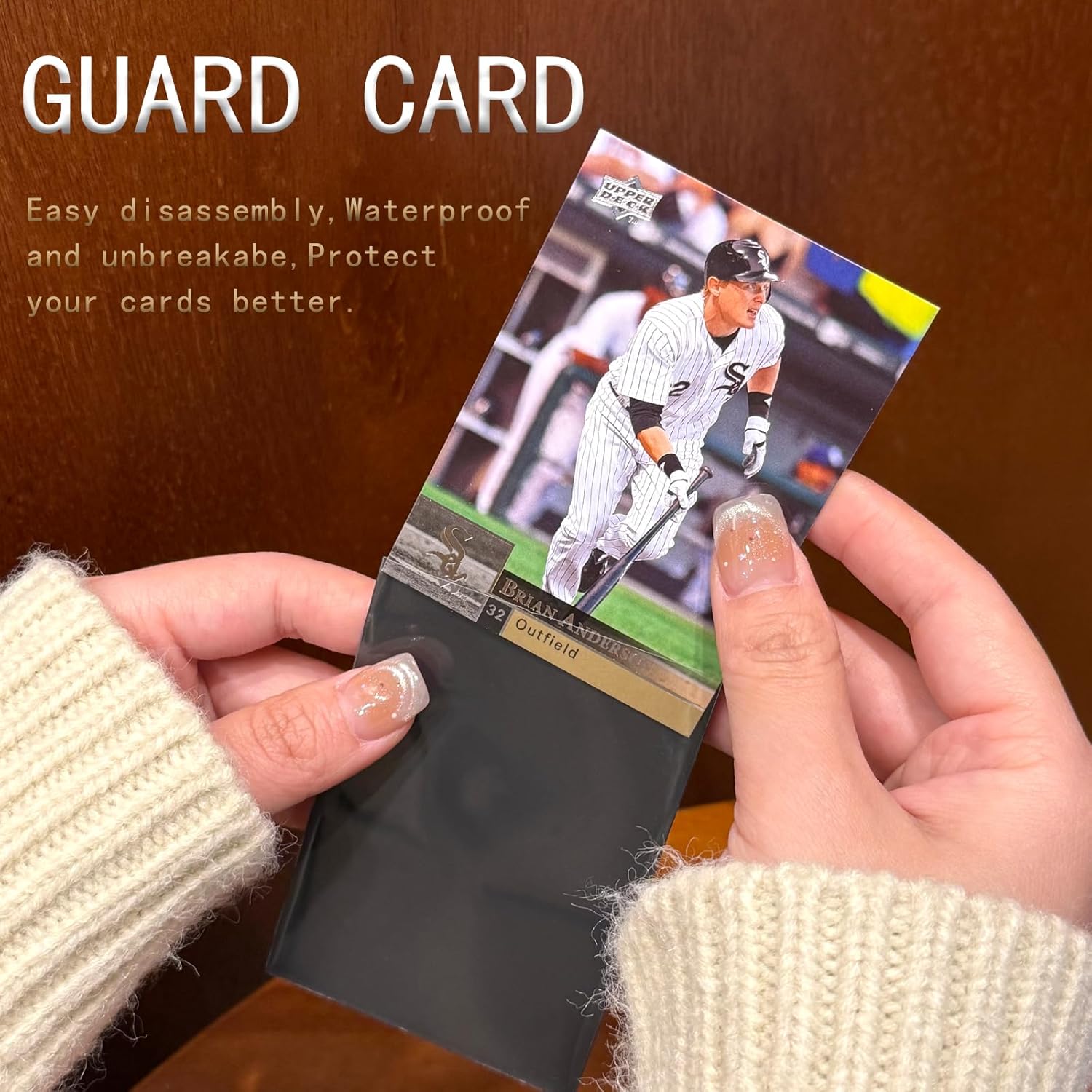 200pcs MTG Card Sleeves, Black Matte Card Sleeves Magic Cards, Protect All Your Trading Cards, for Sports Cards Football Cards Game Cards, 66 x 91 mm