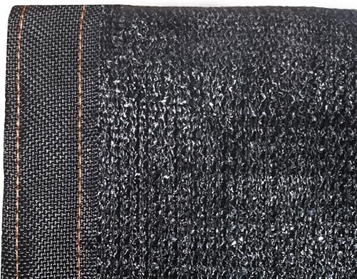 Miniatura 6 de ZXMOTO Pantalla de valla de privacidad de 50 x 8 pies, malla comercial, cubierta de red de malla residencial, color negro