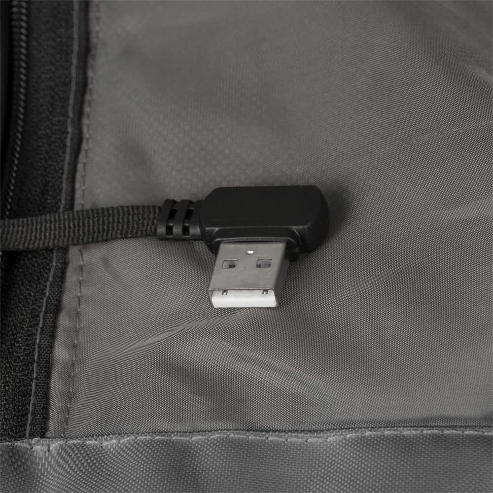 PIONEER High Visibility, Waterproof, 300D Nano Tech Heated Safety Bomber Jacket with Detachable Hood, Reflective Tape, Black, V1210170U-M, Medium: Industrial & Scientific