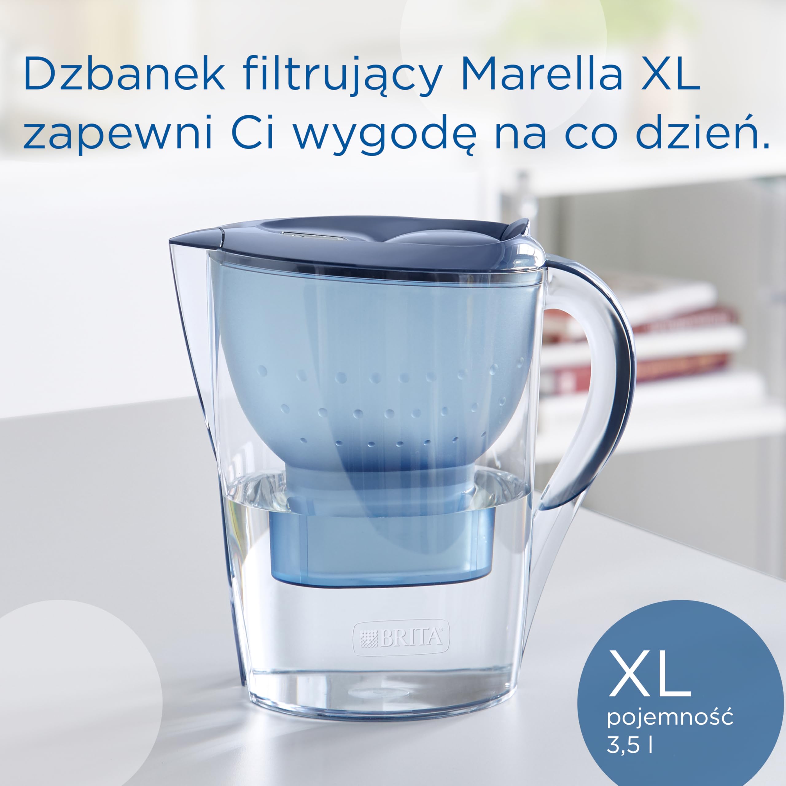 Jarra Filtrante Brita Marella XL+1 Maxtra Pro PP Azul Polipropileno 3,5 L 150 l