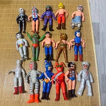 Amazon.co.jp: 昭和レトロ 当時物タイガーマスクと悪者レスラー