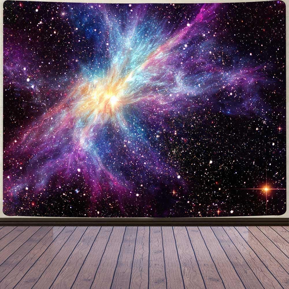 Amazon.com: Aidatain Galaxy Tapestry for Bedroom Space Night Starry Sky ...