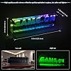 Letrero Neon Gamer Game On Luces LED Decoración para Cuarto de Gamer Accesorios de Escritorio para Cuarto de Adolescente | Regalos para Gamers Niños y Jóvenes | Alimentación USB, Control por App Bluetooth, Sincronización de Música y 210 Modos de Escena 3