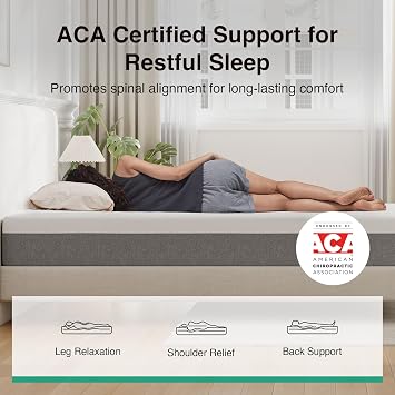 Novilla Queen Size Mattress, 10 Inch Memory Foam Mattress Queen in a Box with Comfort Foam for Contour Support & Motion Isolation & Edge Support, CertiPUR-US Certified
