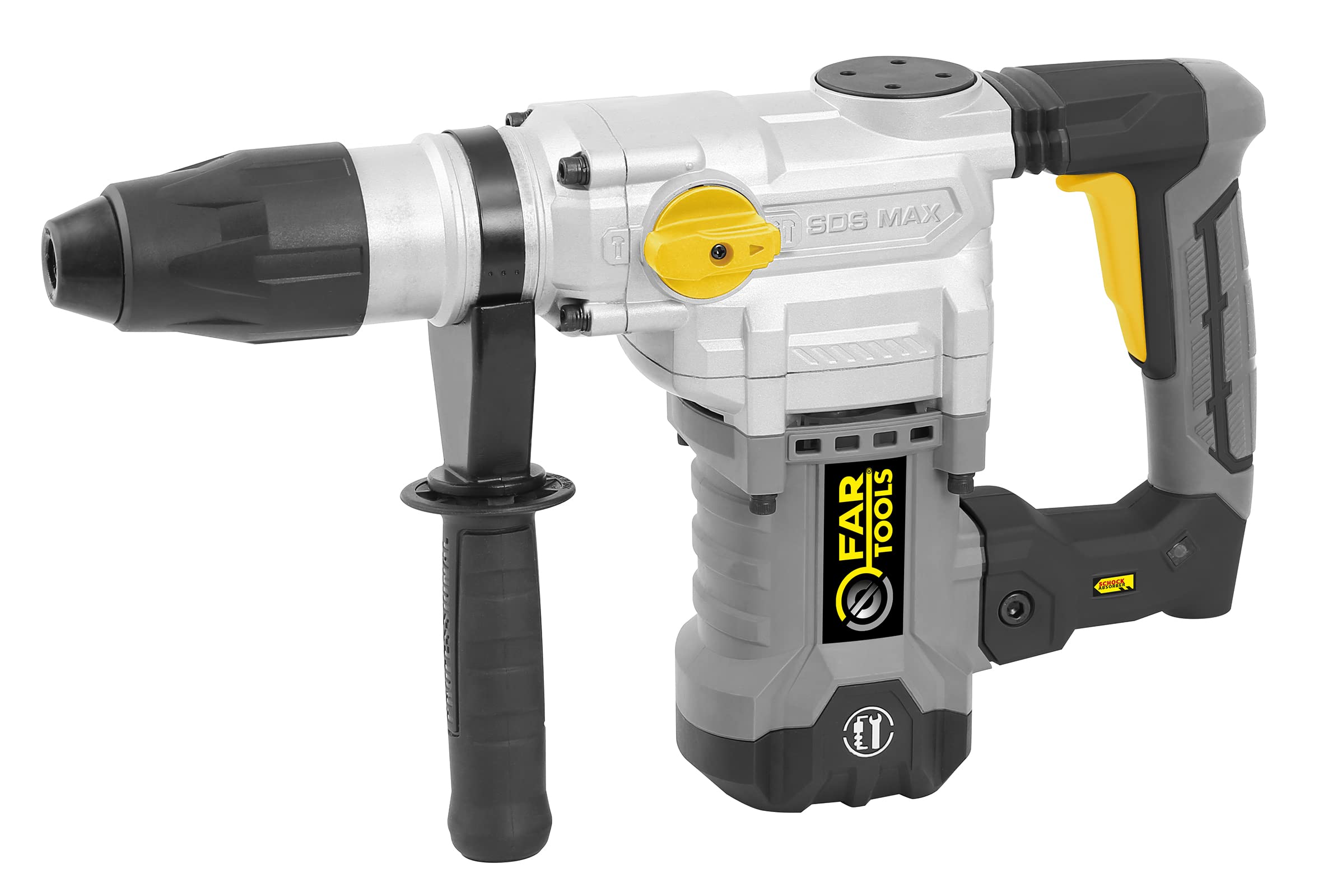 Fartools RH10, marteau perforateur SDS MAX, 1600W, 10 Joules, 4 fonctions