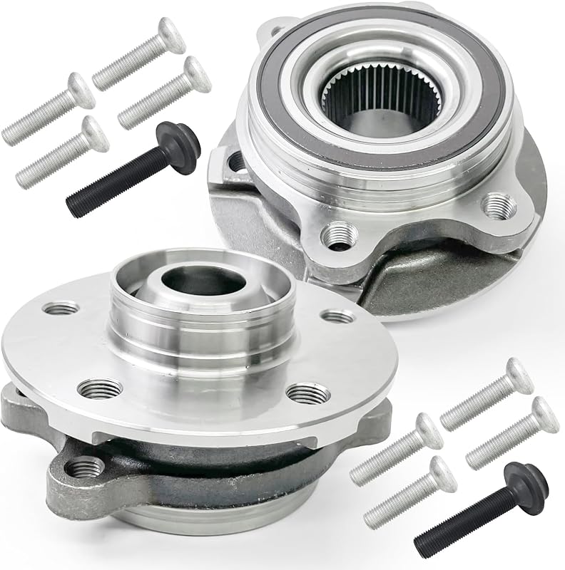 Cubo de roda com rolamento dianteiro/traseiro KNOLET 513301 para Audi – Par com 2 unidades