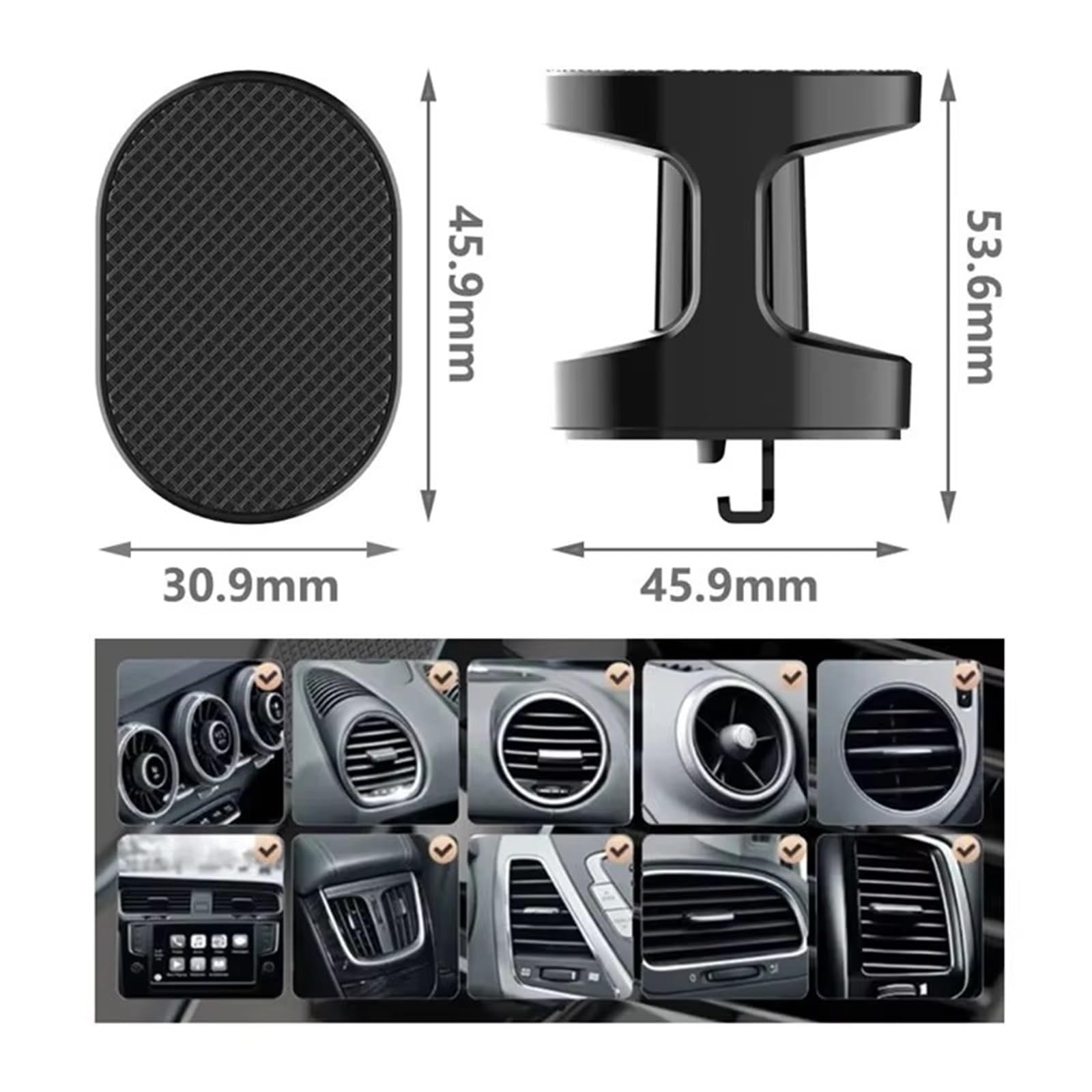 Per Iphone Supporto Magnetico Universale Telefono Auto Montaggio Clip Sfiato D'aria Magnete Smartphone Cellulare GPS In Auto Supporto Telefono Auto