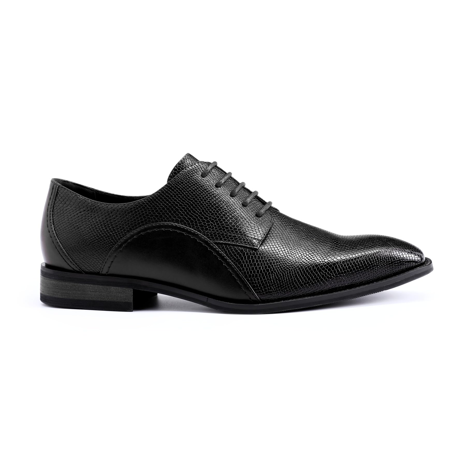YFFUSHI Zapatos Derby Hombre con Cordones y Estampado de Serpiente Calzado Formal Elegante para Negocios Bodas y Trabajo