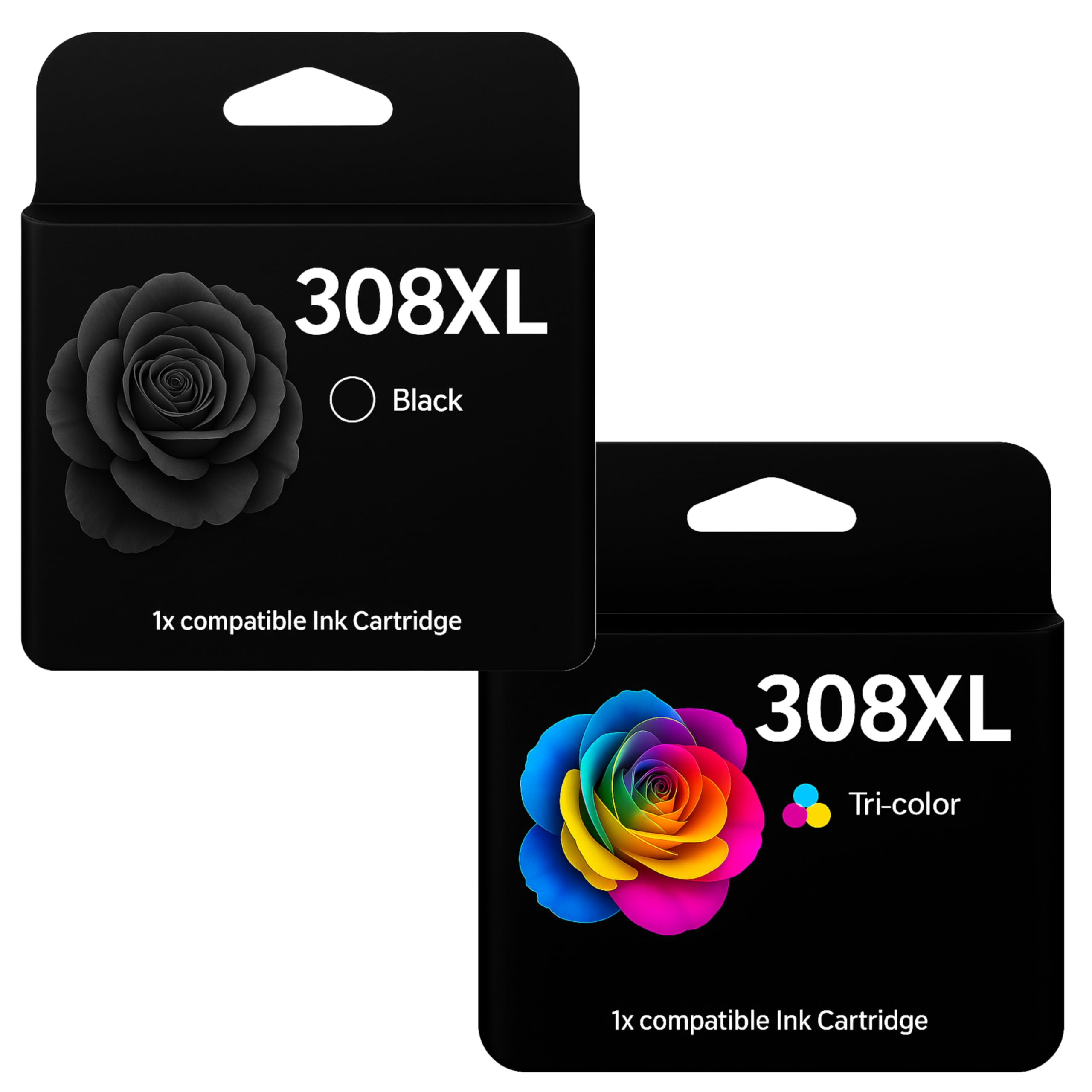 Cartuccia Colore Compatibile Eurotone 308XL Per HP Envy 6110, 6120, 6130, 6520, 6530
